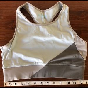 Toned By Ashy Bines Blue and Grey Sports Bra